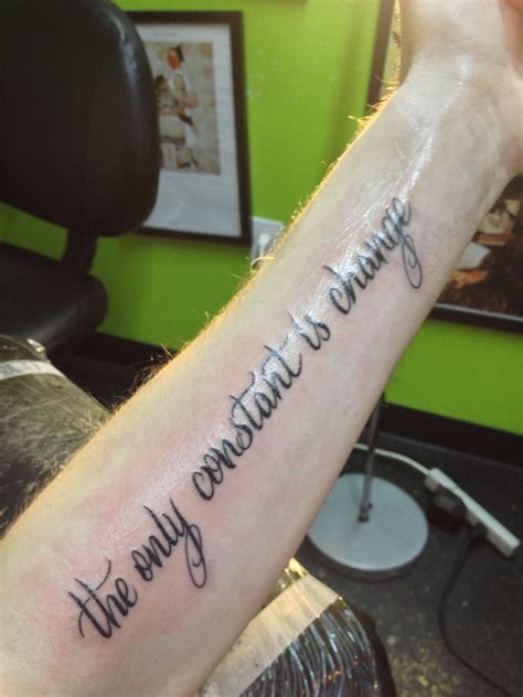 change is the only constant symbol tattoo